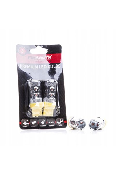 EinParts Automotive Becuri LED EINPARTS W21W 7440 PENTRU SEMNALIZĂRI PORTOCAL...