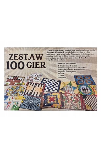NO BRAND SET DE 100 DE JOCURI TREFL GAMES JOCURI DE MASĂ