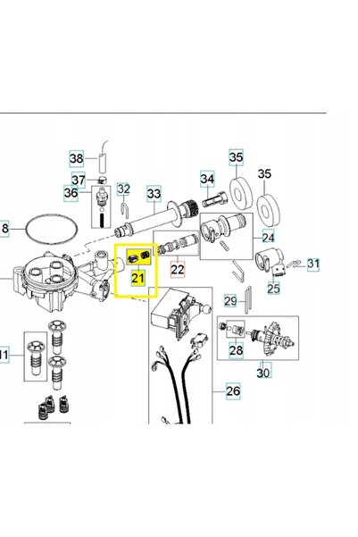 Husqvarna Injector pompă 1,6mm pentru mașini de spălat PW 450 460