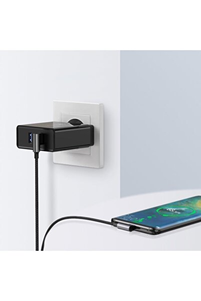 NO BRAND Cablu USB cotit Ugreen - USB Tip C Quick Charge 3.0 QC3.0 3 A 2 m