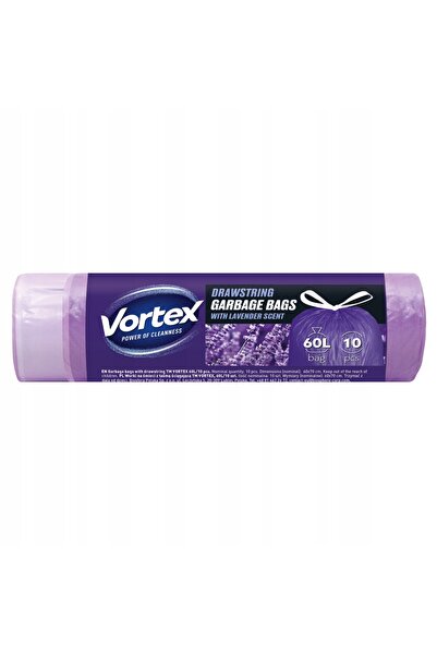 Vortex Pungi pentru gunoi rezistente, durabile, 60L, cu bandă adezivă puterni...