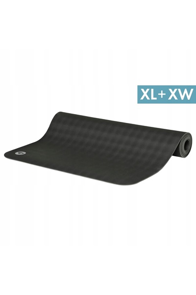 Bodhi Yoga Saltea de yoga din cauciuc Bodhi EcoPro XL XW 4mm - 200x66 cm - negru
