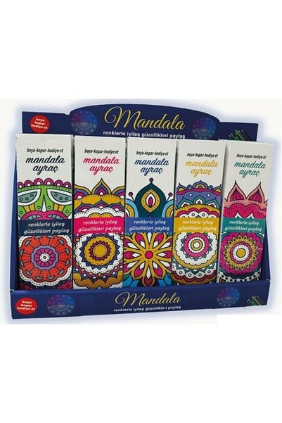 Profil Kitap Mandala Ayraç - 30 Adetli Stand