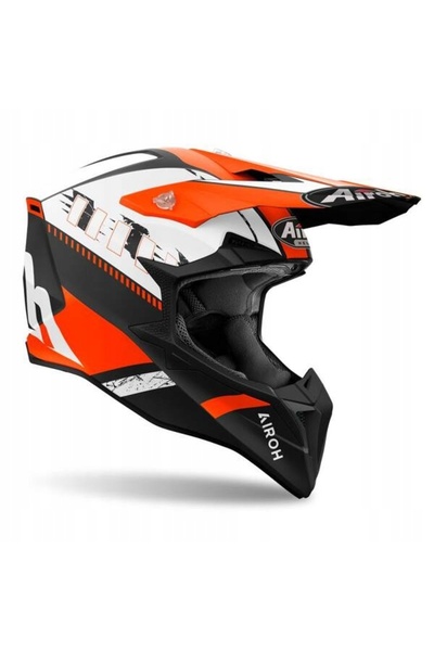 NO BRAND Airoh Wraaap Feel Orange Matt Cască [Mărimea S]