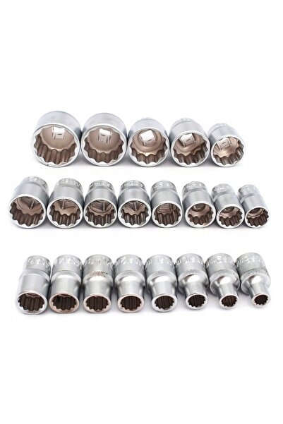 NO BRAND Set de chei tubulare 19 piese, tubulare 8-32mm, antrenare 1/2 ", în ...