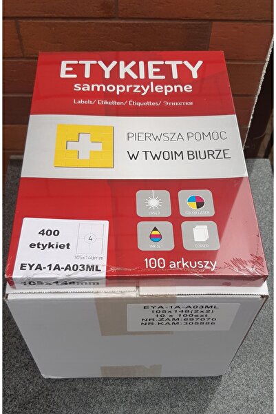 NO BRAND Etichetă autoadezivă Dalpo A4 105x148 mm, 100 de coli