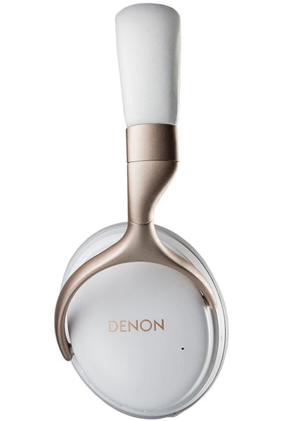 Denon Căști wireless Bluetooth 5 AH-GC30 cu anulare a zgomotului ANC, albe