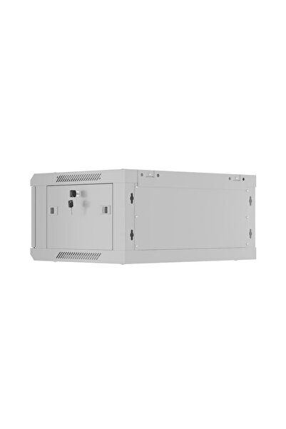 Lanberg Dulap de instalare tip rack suspendat de 19 inci, 4U, 600x450, cu ușă...