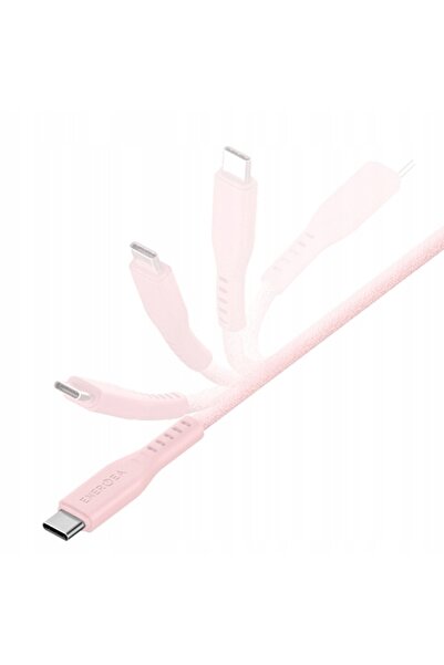 NO BRAND Cablu ENERGEA Flow USB-C – Lightning C94 MFI, 1,5 m, roz/pink, 60 W,...