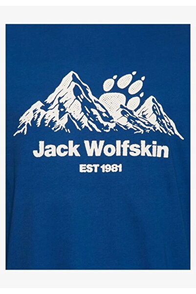 Jack Wolfskin Tricou bărbătesc Carefree T - Orhidee Albastră - Mărimea L