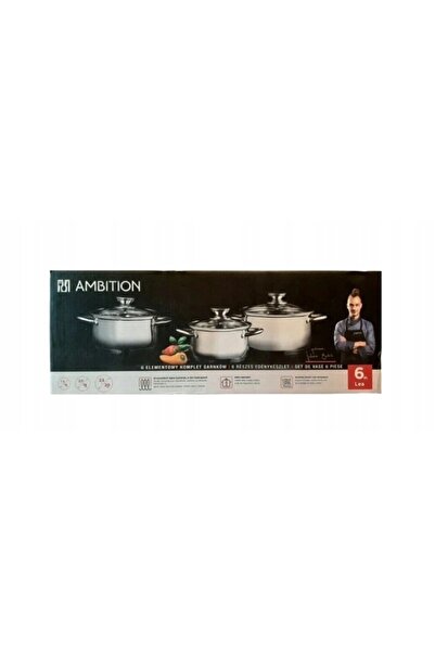 NO BRAND AMBITION LEA 320045 SET DE OALE 6 PIESE DIN OȚEL INOXIDABIL PENTRU I...