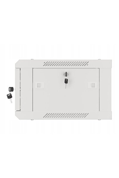 Lanberg Dulap rack de perete gri de 19 inch 4U 600x450mm (cu ușă de sticlă)
