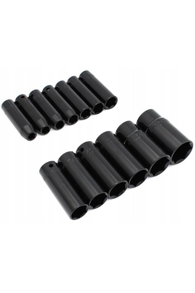 NO BRAND Set de chei tubulare lungi de 1/2 inch, 10-30mm, 13 piese