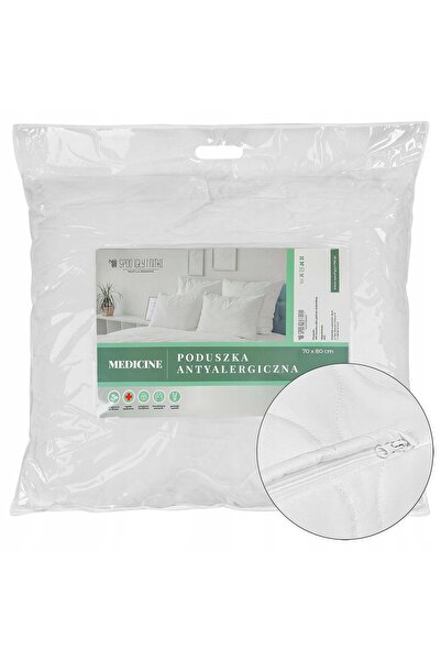 NO BRAND PERNĂ 70x80 CM ANTIALERGICĂ CU FERMOAR PENTRU DORMIT, GROSĂ, MATLASA...