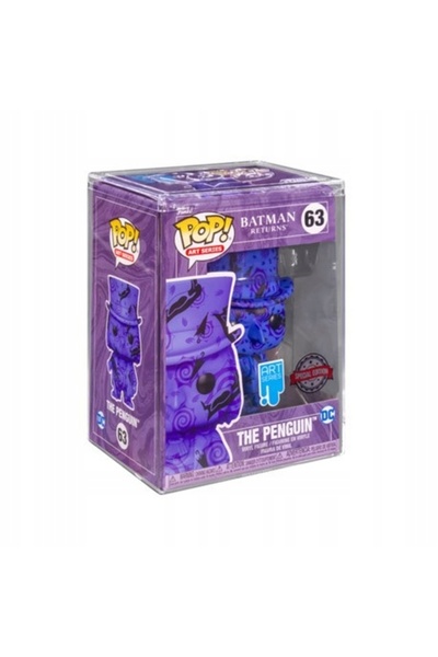 Funko PoP! Figurină Art Series DC Penguin Batman + Cutie de protecție
