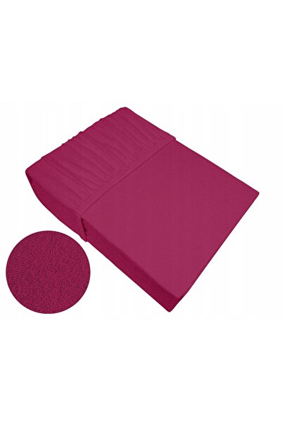 NO BRAND Cearșaf de pat din bambus terry 100x200 050 FUCHSIA