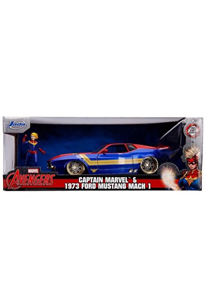 Jada Toys Jada - Ford Mustang Mach I din 1973 și vehicul cu figurină Captain ...
