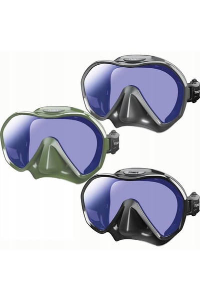 NO BRAND Mască de scufundări TUSA M1010 Zensee PRO FRAMELESS UV + ANTI-ABURIRE M