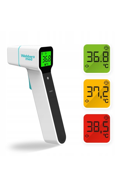 WEBBER Termometru medical cu infraroșu fără contact, cu alarmă de febră TR15
