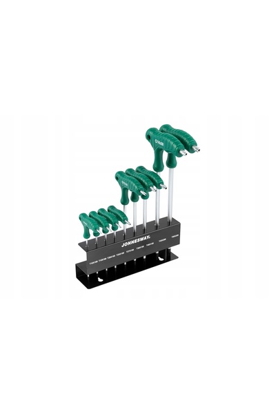 NO BRAND Chei unghiulare Torx, set de 9 bucăți, T10-T50, marca Jonnesway, mod...