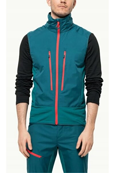 Jack Wolfskin Vestă bărbătească fără mâneci, de turism, antivânt, XL