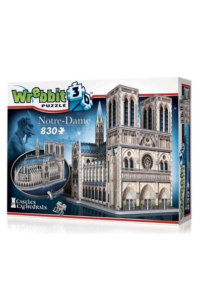 TACTIC Wrebbit - Puzzle 3D Catedrala Notre Dame 830 piese 020186