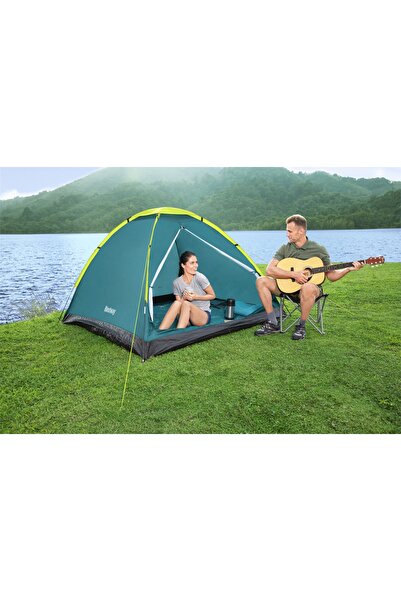 NO BRAND Cort de camping dublu cu geantă de transport 205x145cm BESTWAY 68084