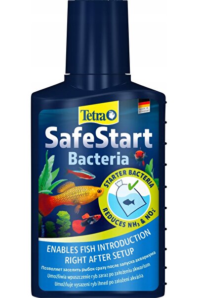 Tetra Bacterii vii pentru acvariu Safestart Bacterii 100ml Pești sănătoși