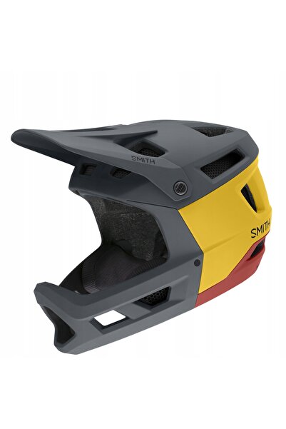 NO BRAND CASCA SMITH enduro bmx MTB integrală MAINLINE MIPS L 59-62 gri galbe...