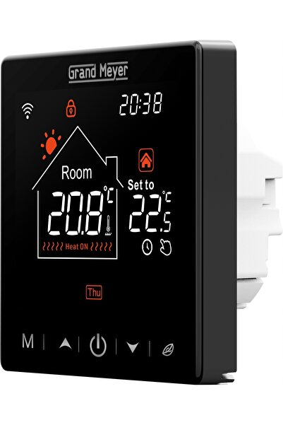 NO BRAND Termostat electronic WiFi, negru