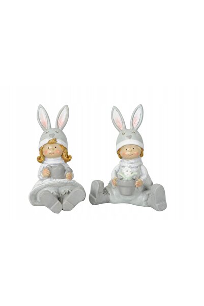 NO BRAND Figurine Decorațiuni Fată Băiat Pălării Iepure