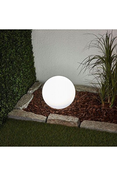 NO BRAND Lampă solară de grădină cu LED, sferică, 30 cm, de înfipt în pământ,...