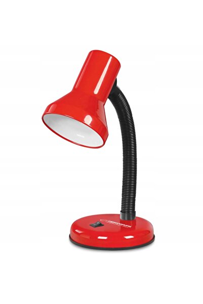 NO BRAND Lampă de birou clasică roșie cu variator de intensitate și întrerupător