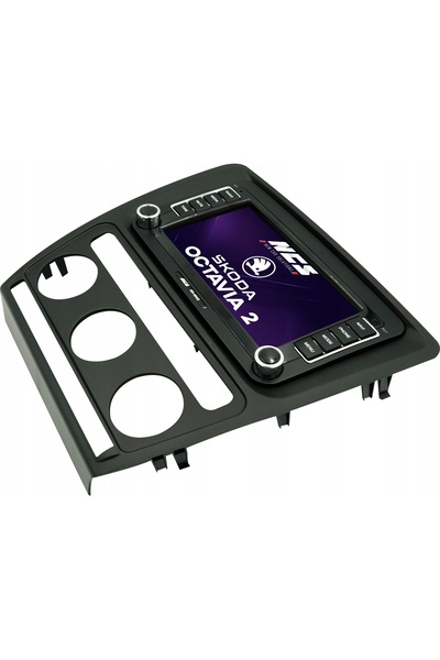 NO BRAND Ramă de mascare NCS SKODA OCTAVIA 2 II 2004-2008 pentru radio Androi...