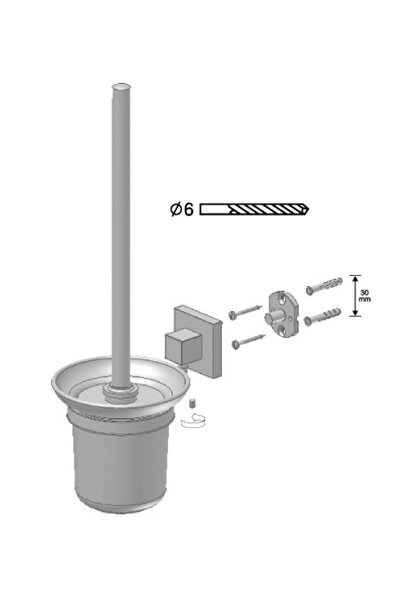 NO BRAND Perie WC Arktic 01475 Bisk