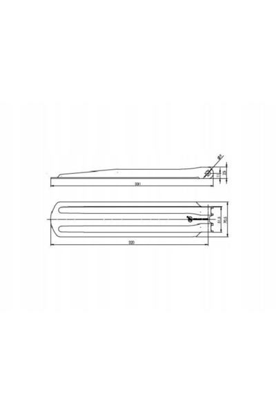 NO BRAND Balama arc lamelar pentru remorcă Steelpress
