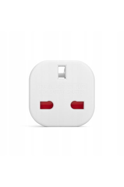 MONTIS Adaptor UK la priză PL, cu împământare, alb, set 10 bucăți
