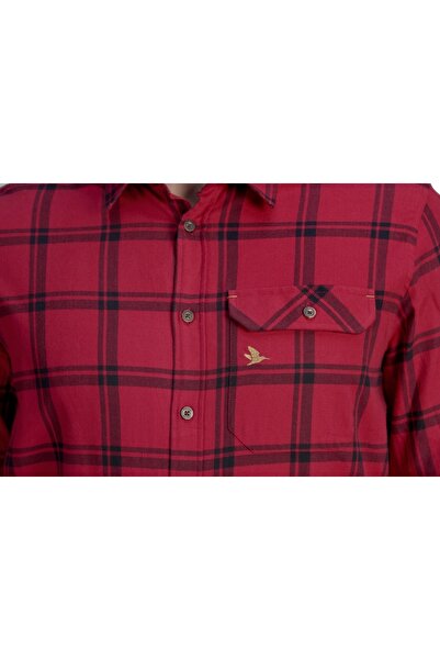 NO BRAND Cămașă SEELAND HIGHSEAT - Roșu Vânător - 3XL