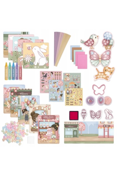 NO BRAND Set de artă Little Dutch - cutie creativă XL Rosa și Prietenii 3+