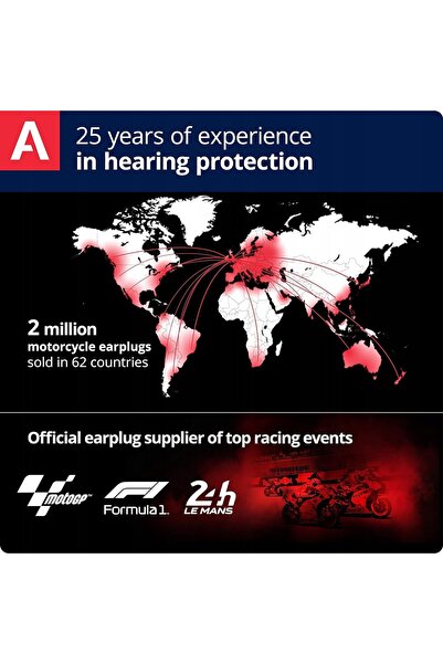 NO BRAND Alpine Motosafe Tour Dopuri de urechi pentru motocicletă, Protecție ...
