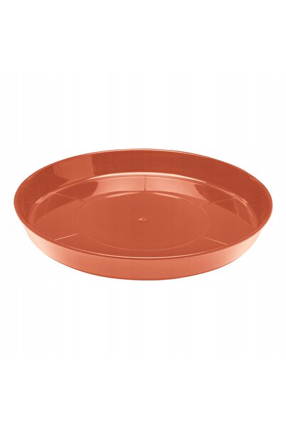 NO BRAND 10x Suport rotund pentru ghiveci GARRONDA Plastic 18 cm Terracotta