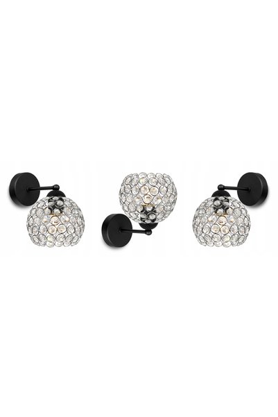 NO BRAND Candelabru modern elegant cu cristale cromate