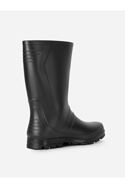 NO BRAND Cizme de ploaie pentru bărbați, înalte, din cauciuc/PVC, LMG-959 Neg...