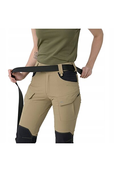 NO BRAND Pantaloni tactici de camuflaj pentru femei Helikon OTP – Khaki/Negru...