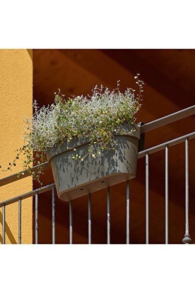 NO BRAND Jardinieră italiană alungită, bej nisipiu, pentru balcon/terasă, UP ...