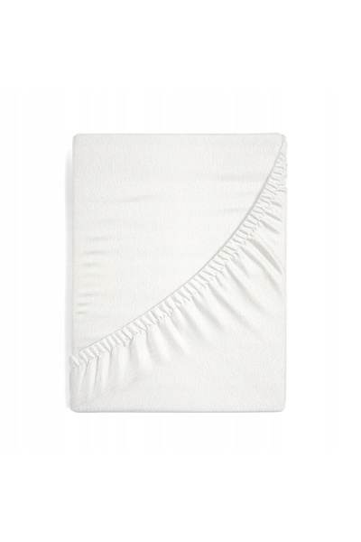 NO BRAND Cearșaf Fortte cu elastic 220 x 200 cm, înălțime 20 cm – Culoare crem