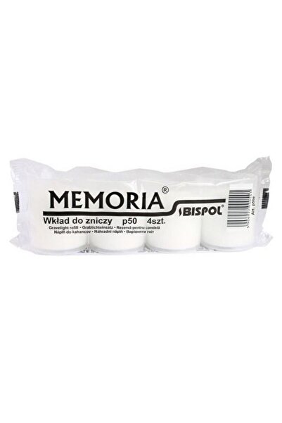 BISPOL Set 3 x Candela Alba Tip Rezerva Bispol, 14 Ore