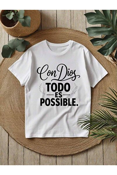 25W Classic Religious Inspirational Expression, In Spanish 'Con Dios Todo Es ...