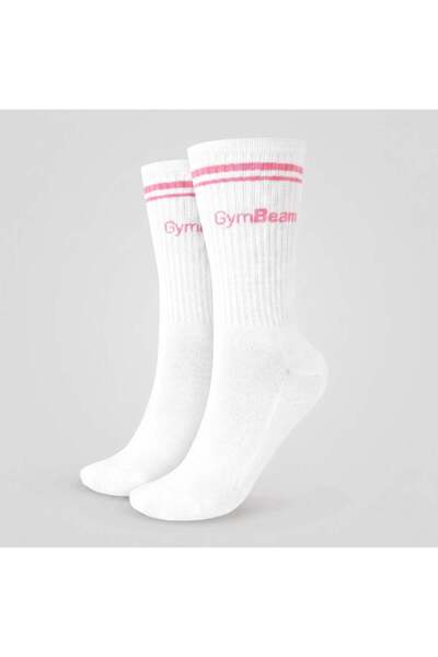 GymBeam Șosete tip crew roz S