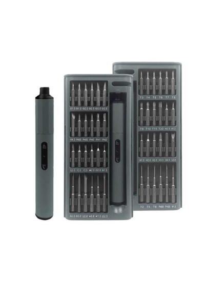 MACVI Set de șurubelnițe electrice de precizie 49 în 1 — Reparați cu ușurință...